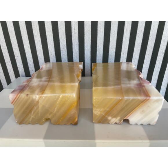 Pair of Aztec Onyx Bookend - Picture 9 of 9